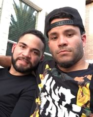 Jose Altuve With his brother Carlos Altuve Jr.